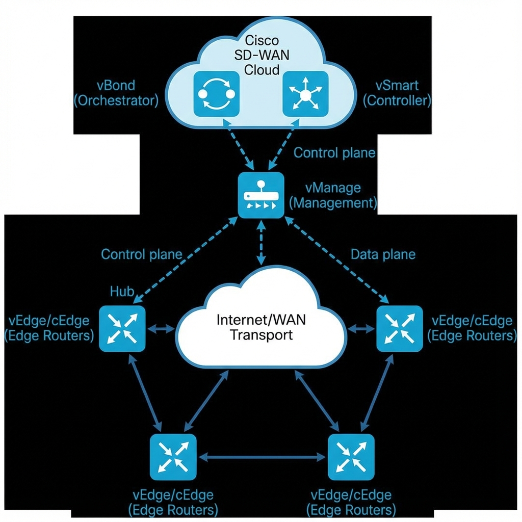 Cisco SD-WAN Architecture Diagram